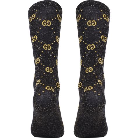 gucci socks black and gold|Gucci socks price.